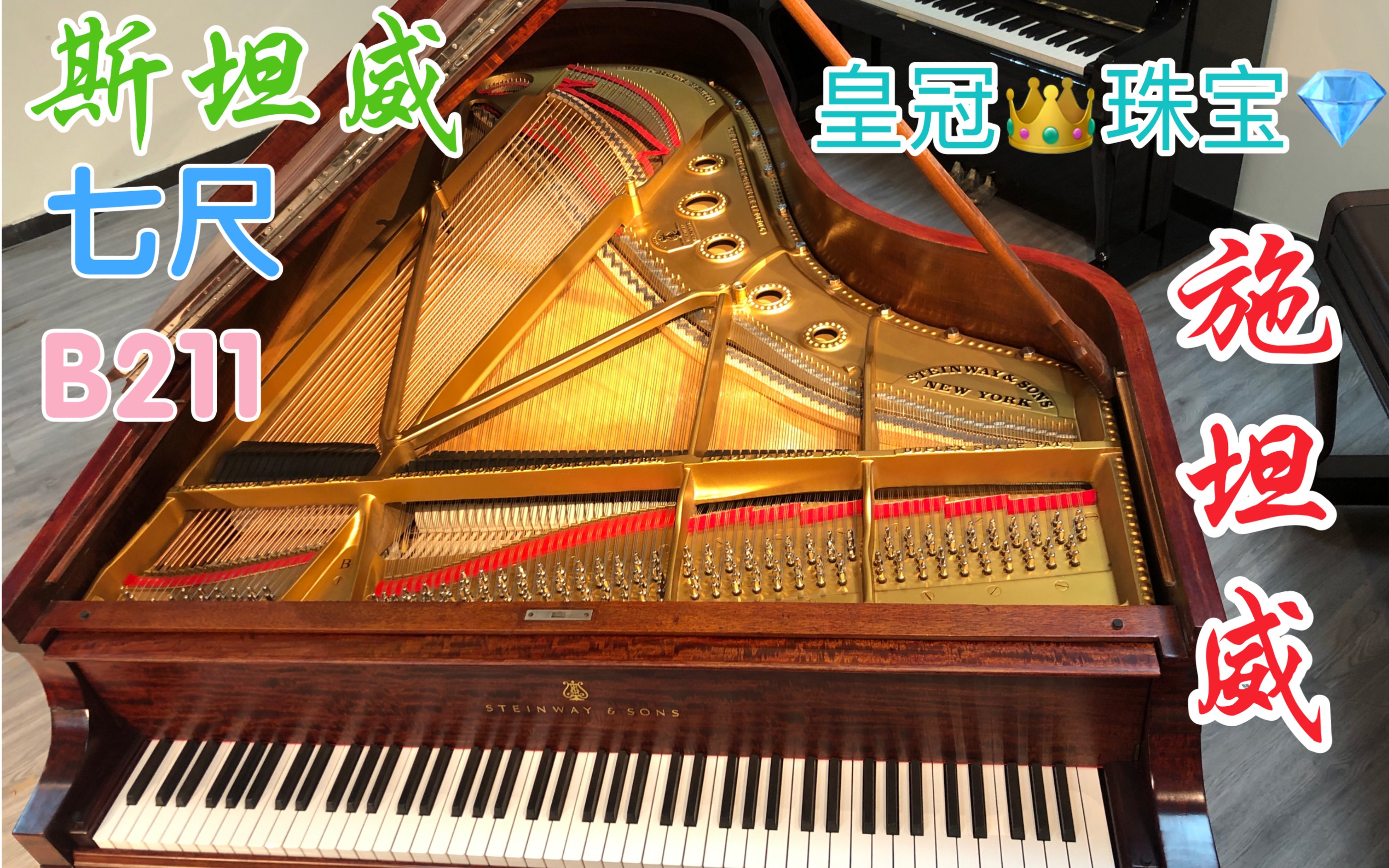 价值330万STEINWAY&SONS施坦威B211皇冠珠宝演奏Bach巴赫《G弦上的咏叹调》施坦威1914年美国制造2021年日本重建斯坦威七尺三角钢琴哔哩哔哩...