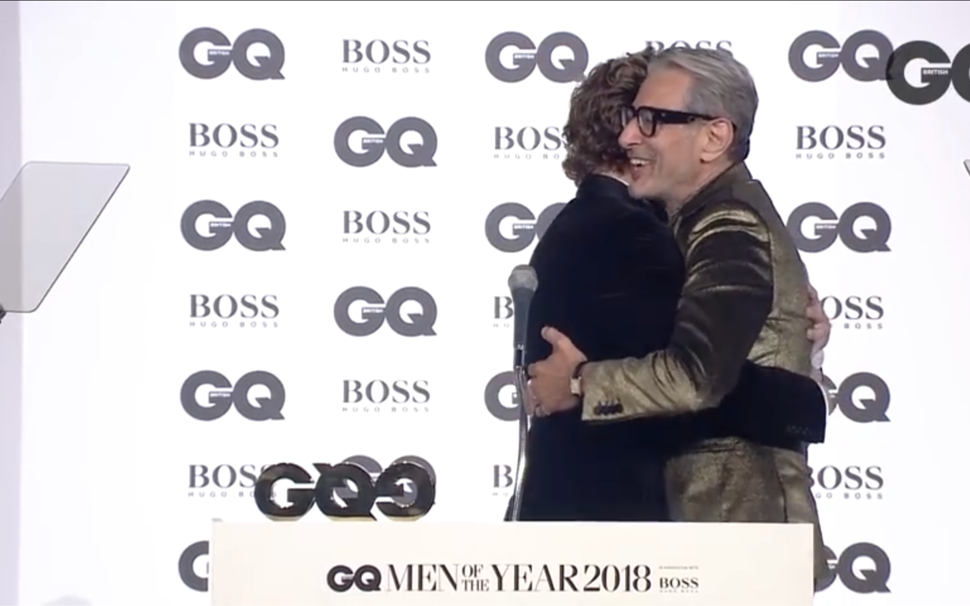 [图][抖森+杰夫]Jeff Goldblum:'Tom Hiddleston, a very tender lover'GQ Awards 2018 British