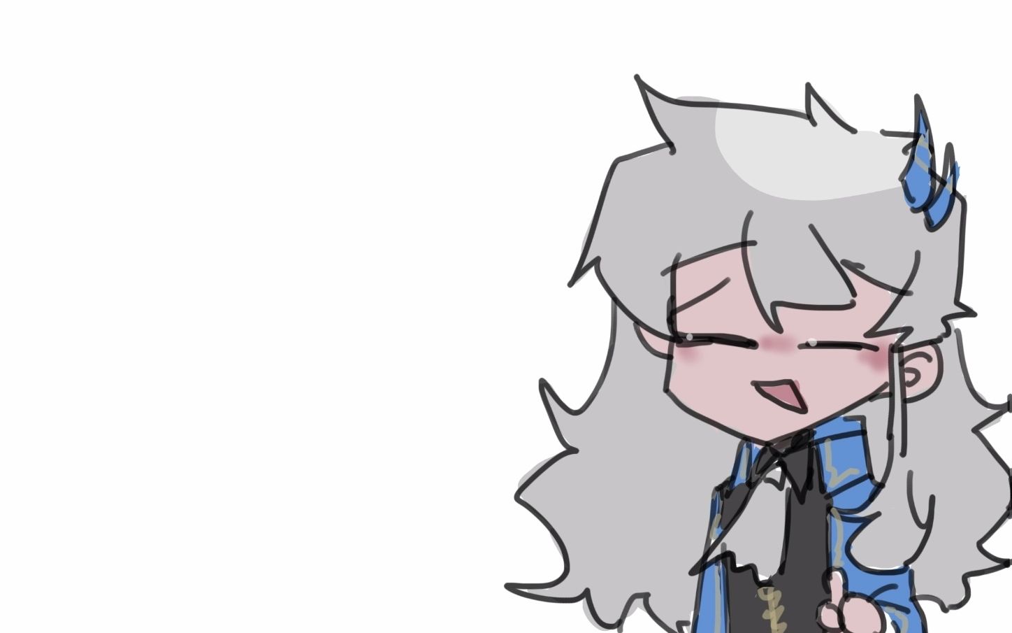 【沙雕向 废墟图书馆】苍蓝手把手教你养笑面