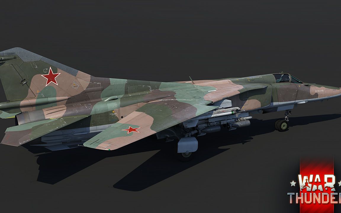 【战争雷霆】mig27m & f4e zuni 舔地cas
