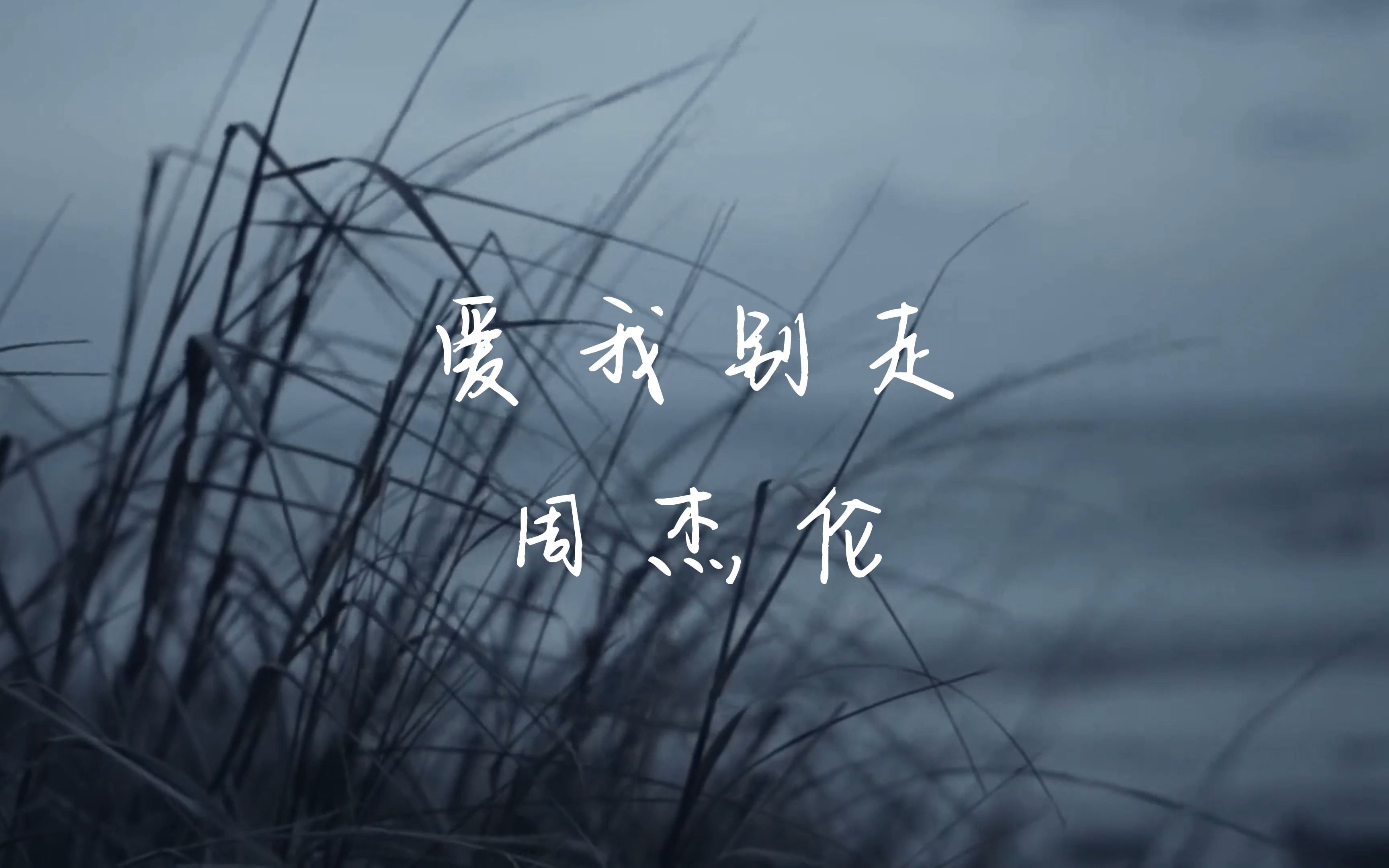 【人声分离】周杰伦——爱我别走