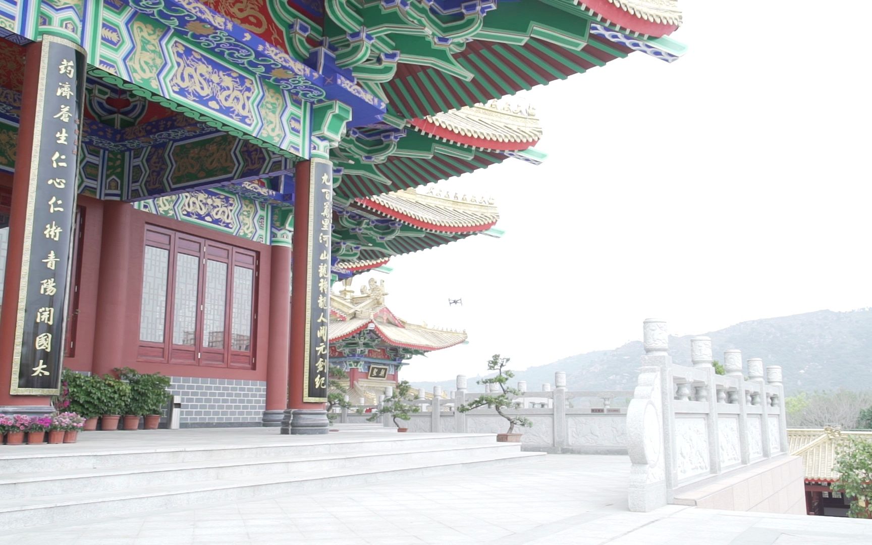 大疆飞行器4k画质航拍探访广东潮州沙溪太安堂"药宫"潮汕皇宫!