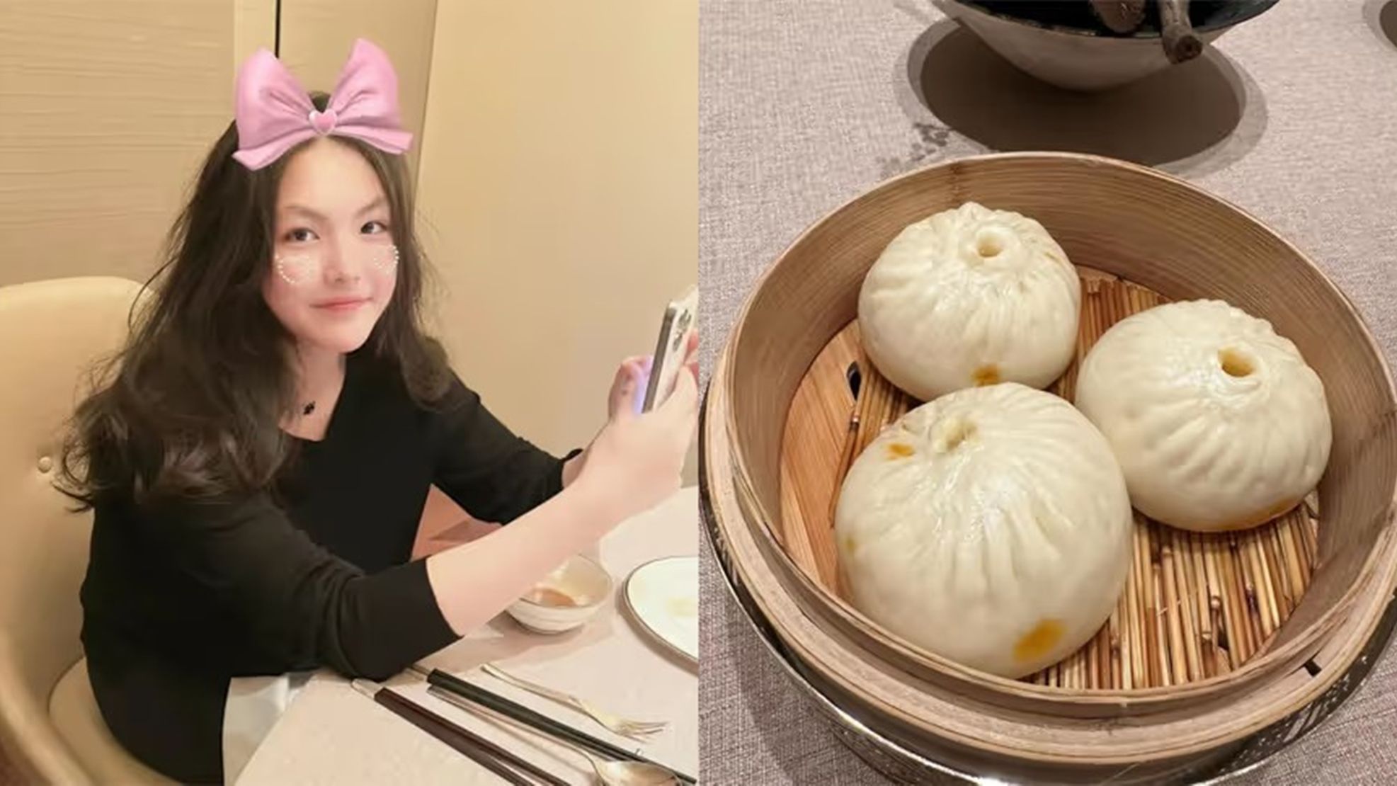 贫穷限制了想象!李湘带王诗龄吃400元3个包子,网友:太奢侈了