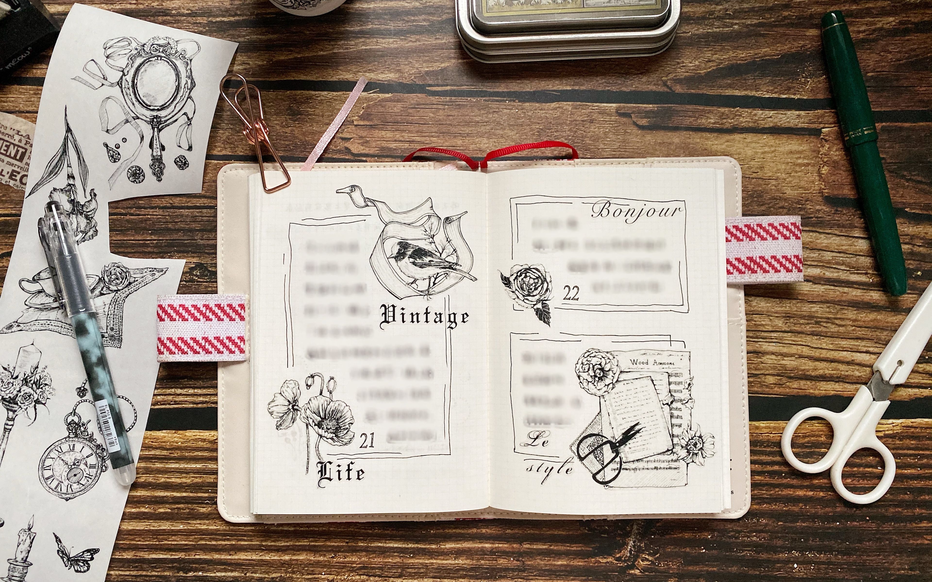 【hello,a6手帐排版】回溯和我的女神(什么鬼标题!