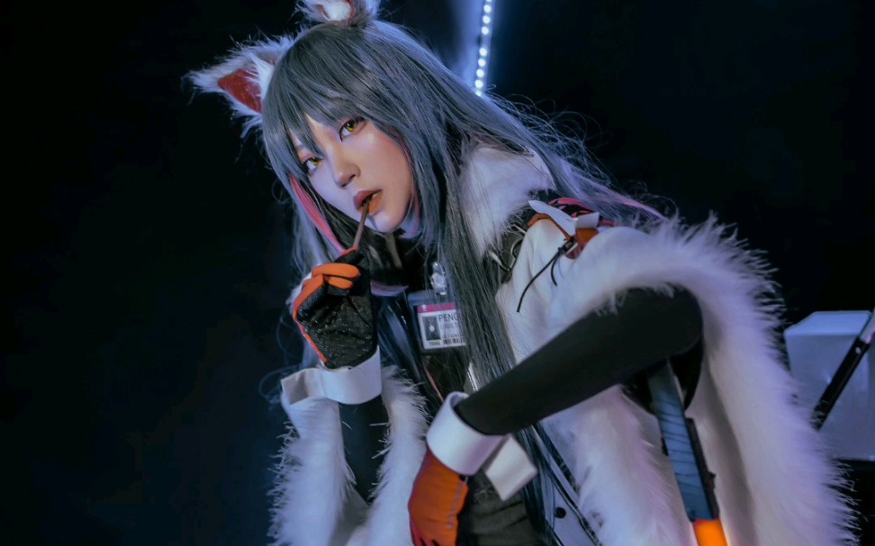 【新人cos投稿】明日方舟德克萨斯寒武纪cos_哔哩哔哩_bilibili
