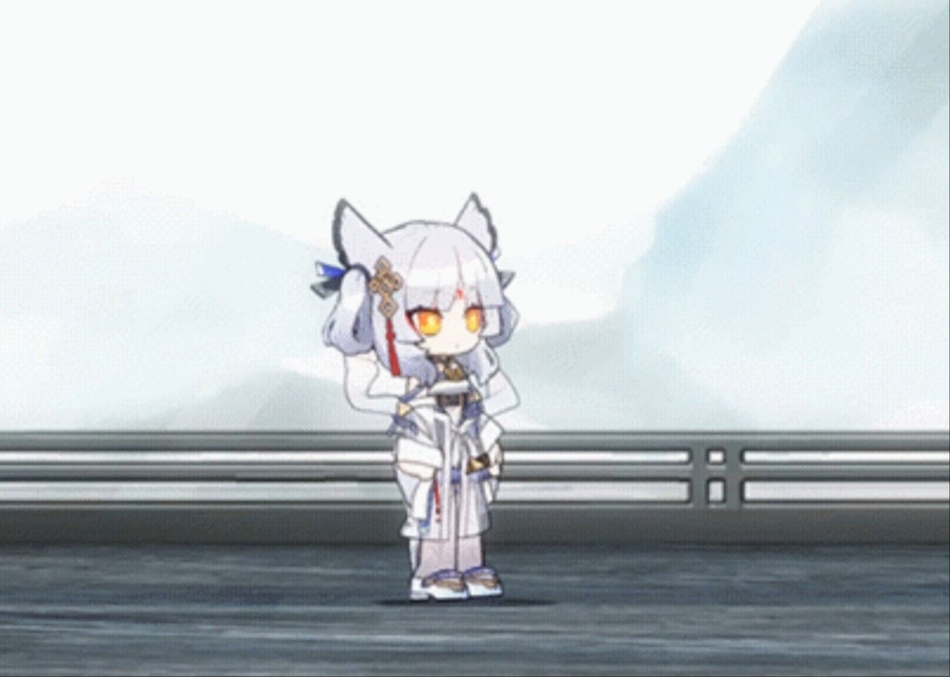 白咕咕立正半分钟