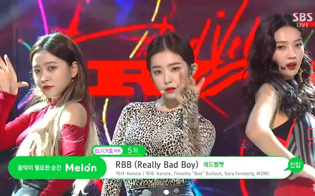 [图]【Red Velvet】《RBB (Really Bad Boy)》舞台混剪