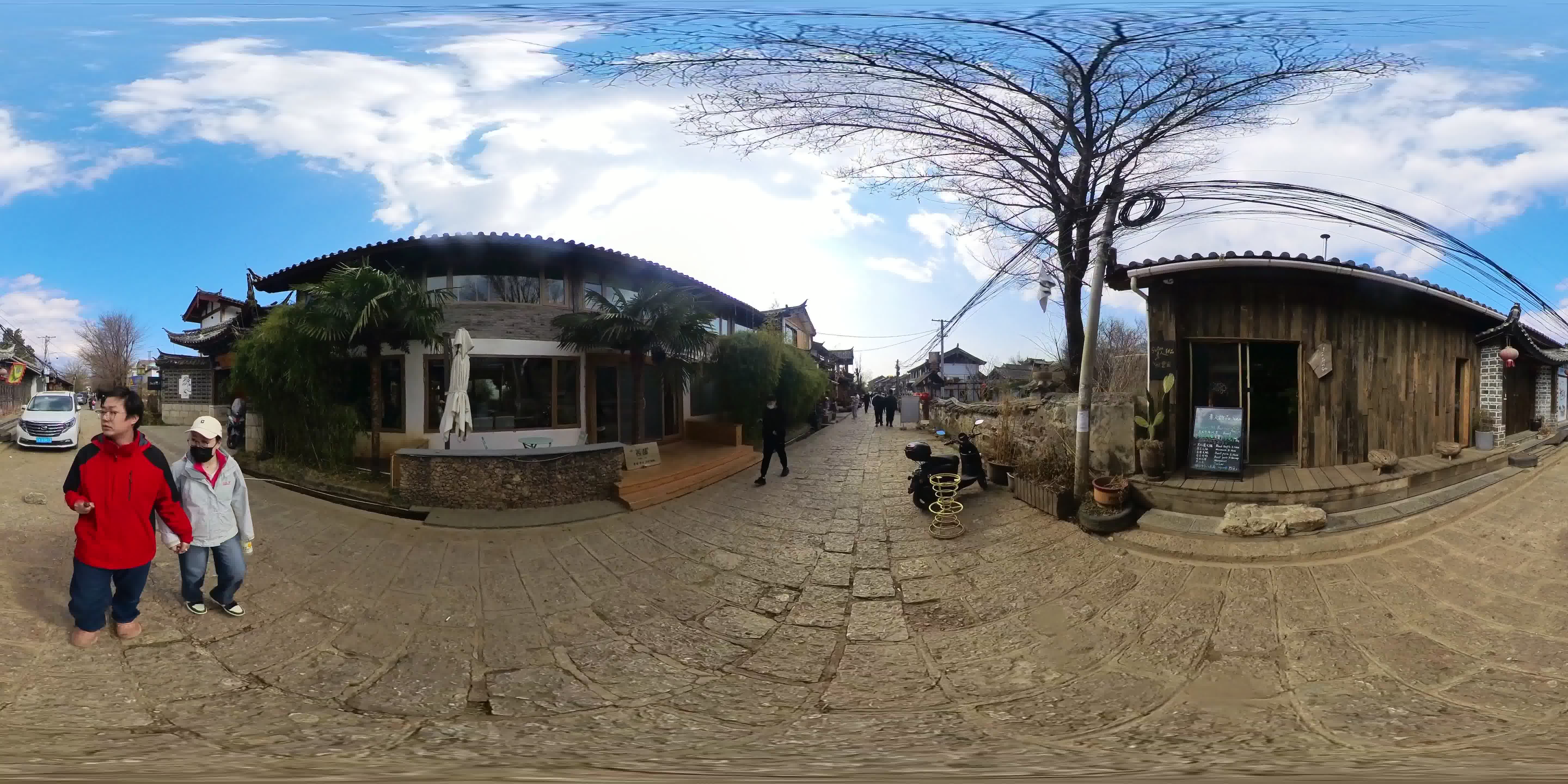 【360°全景视频】清清冷冷的束河古镇
