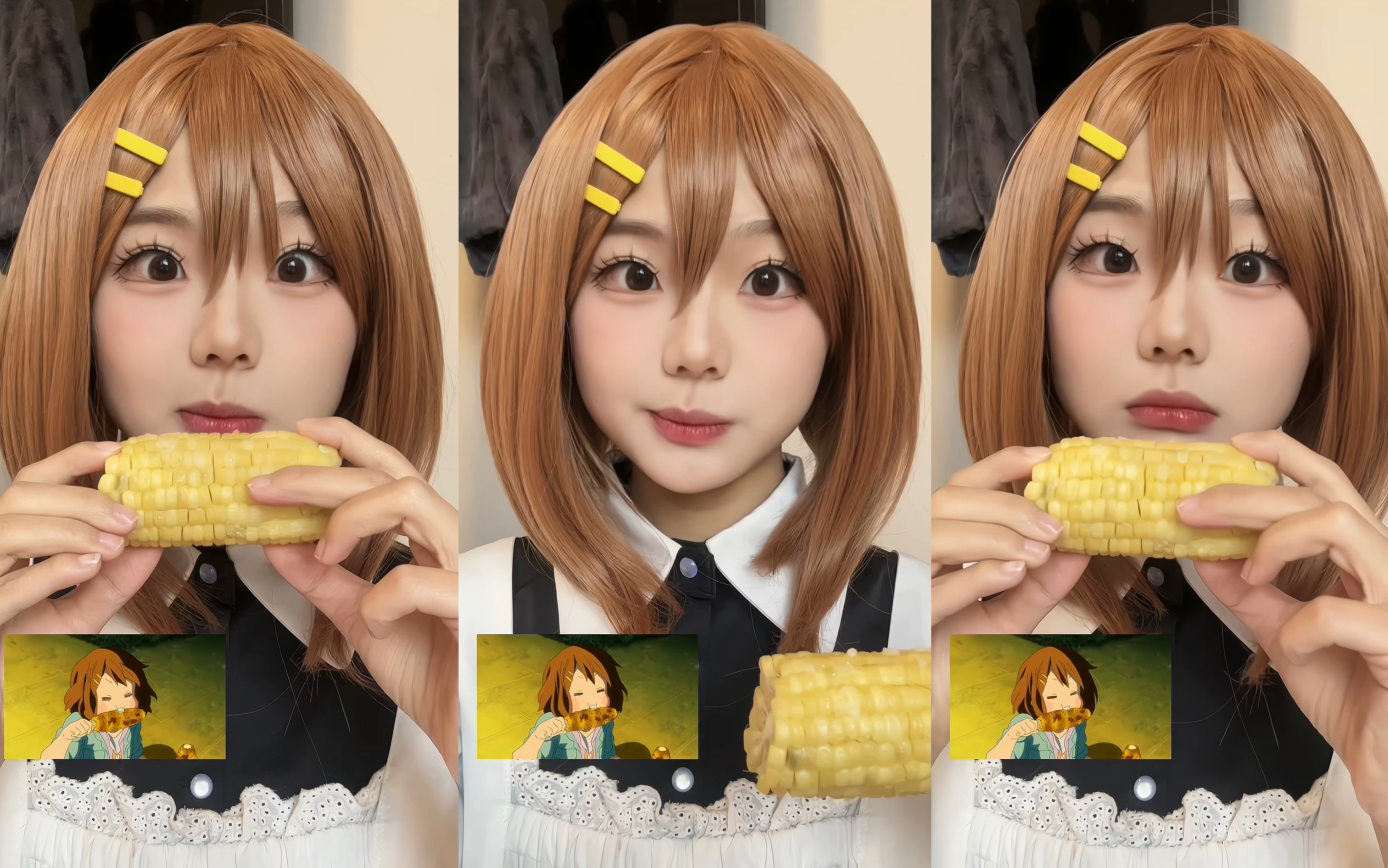 【平泽唯cos】爱啃玉米的yui酱