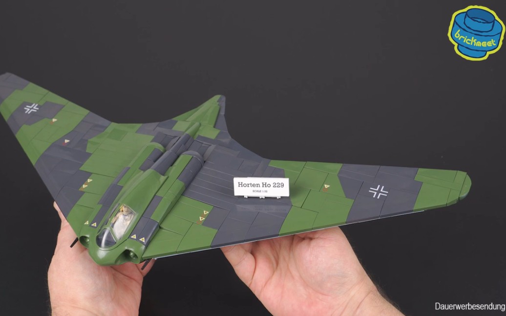 【转载】cobi积木 5757 德国 霍顿 ho-229 战斗轰炸机 拼搭过程