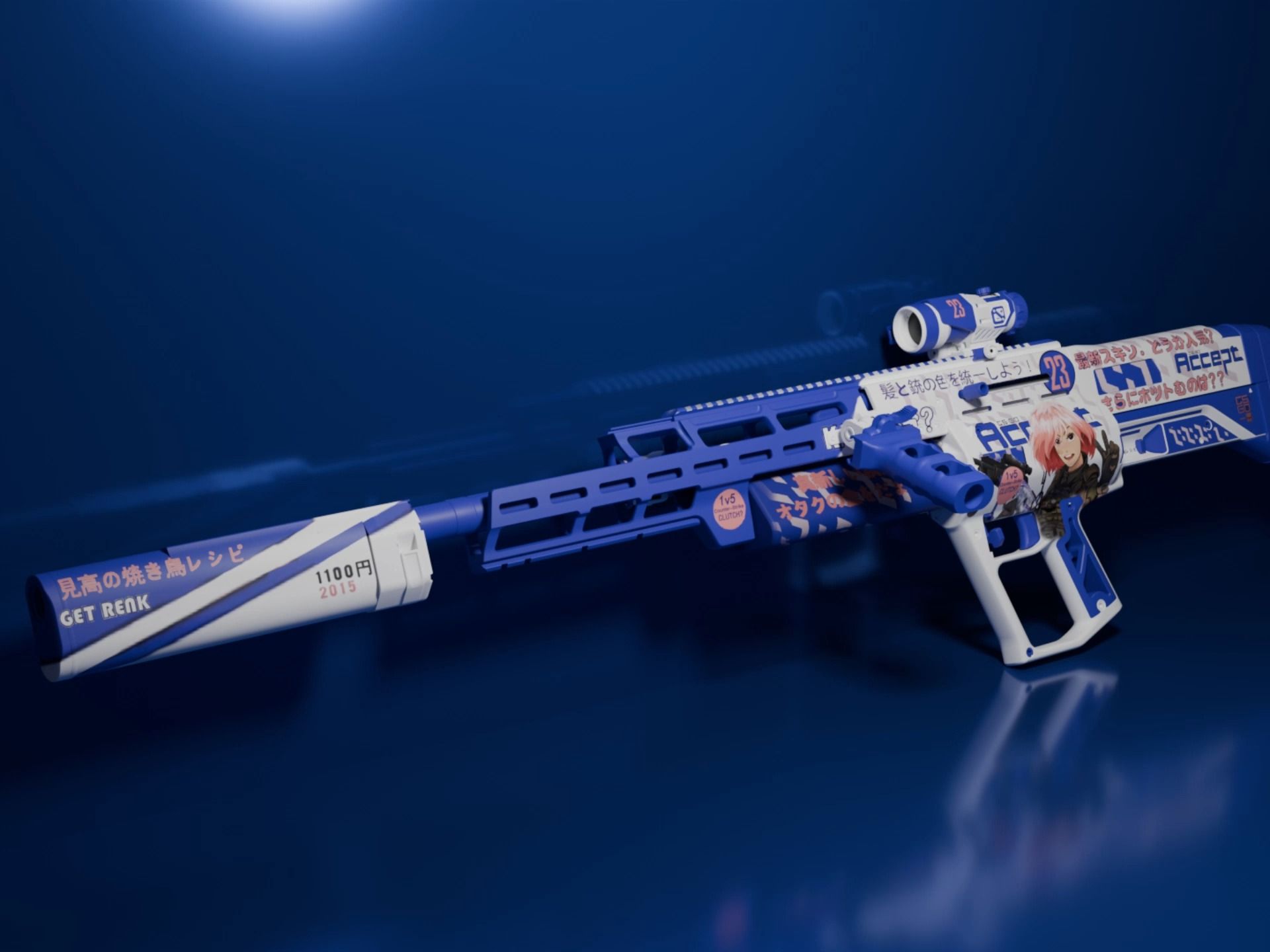 【求生之路2】mx守护者(秋叶原之选)替换15连