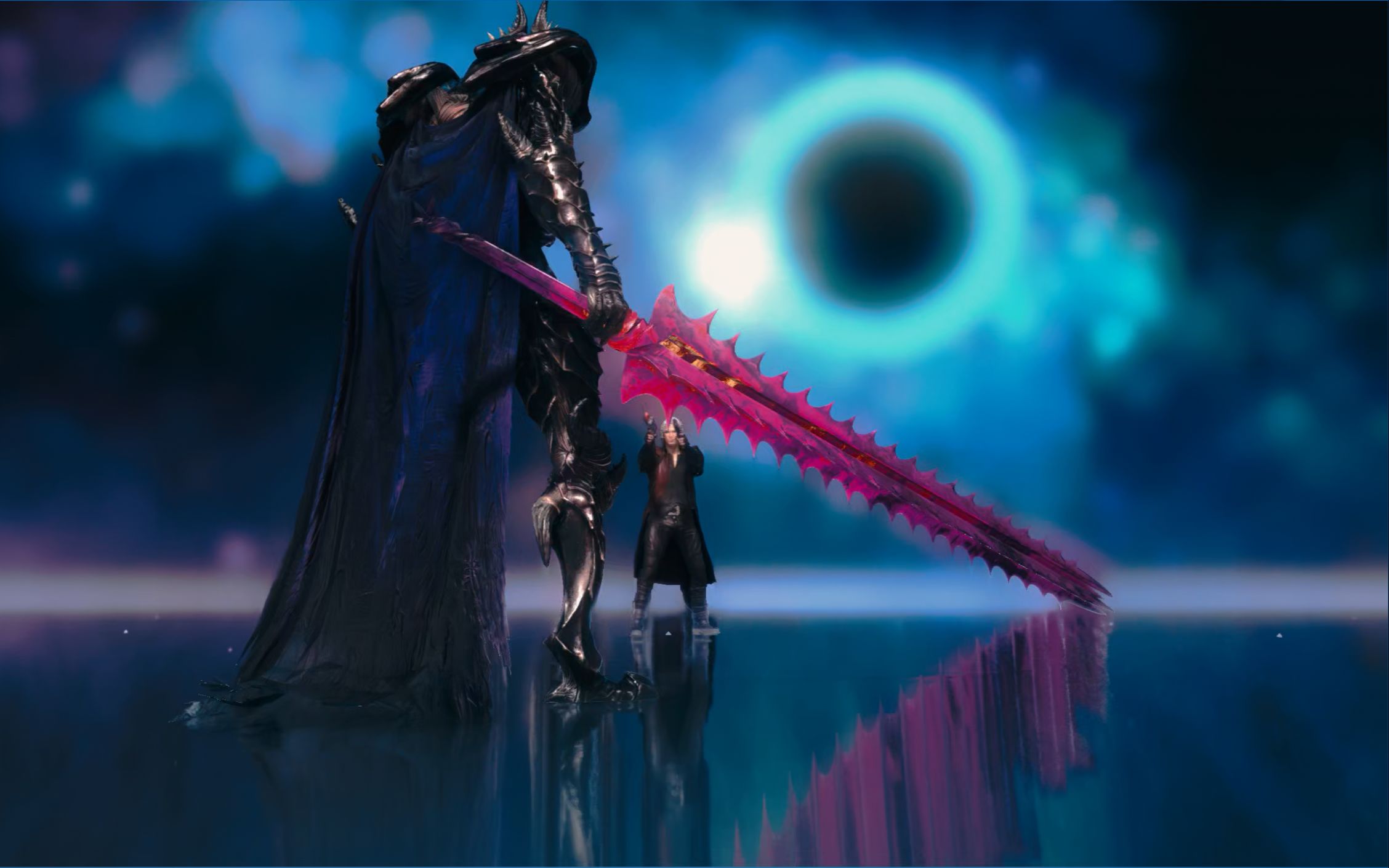 【鬼泣5】光追-但丁vs黑骑士 演示