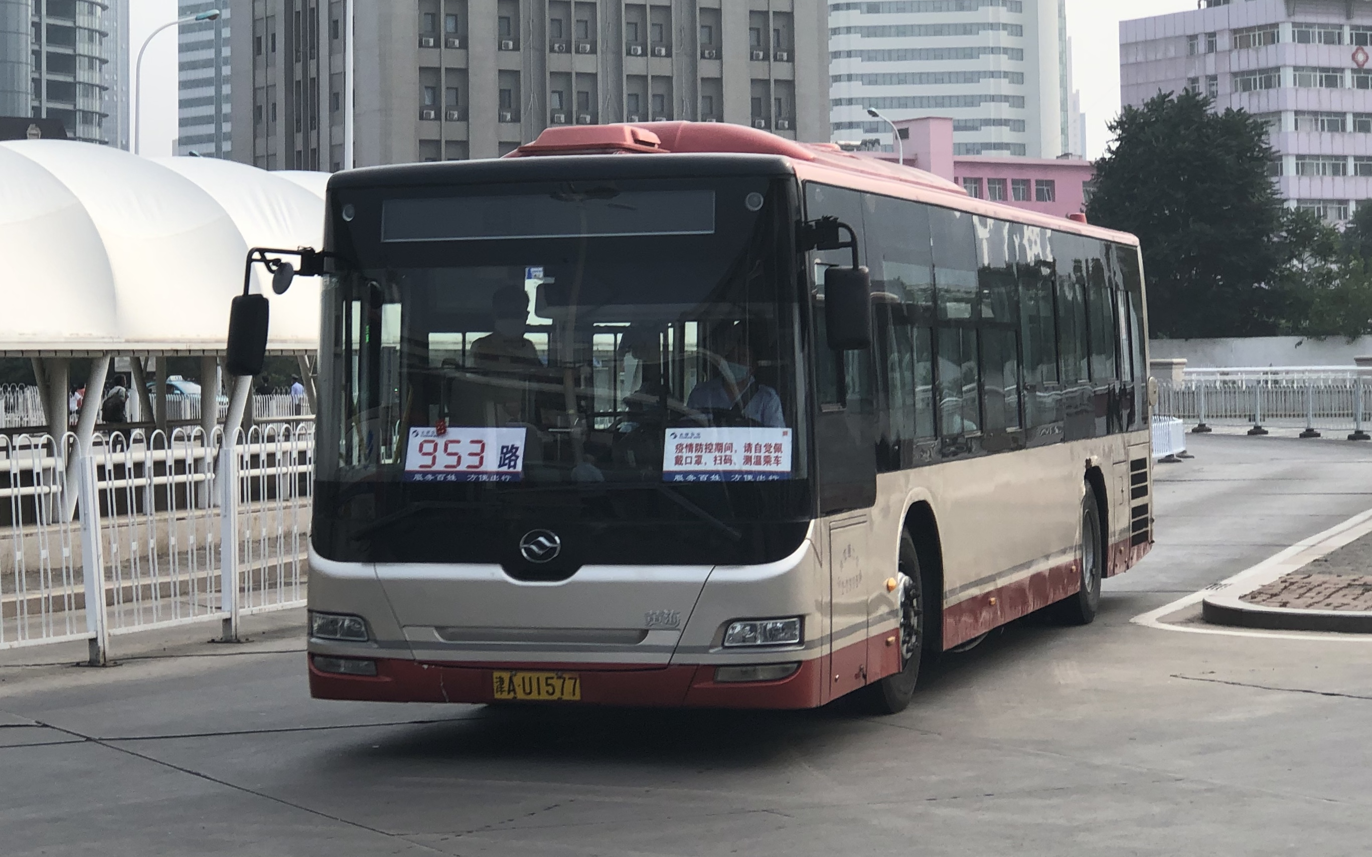 天津公交 849黄海