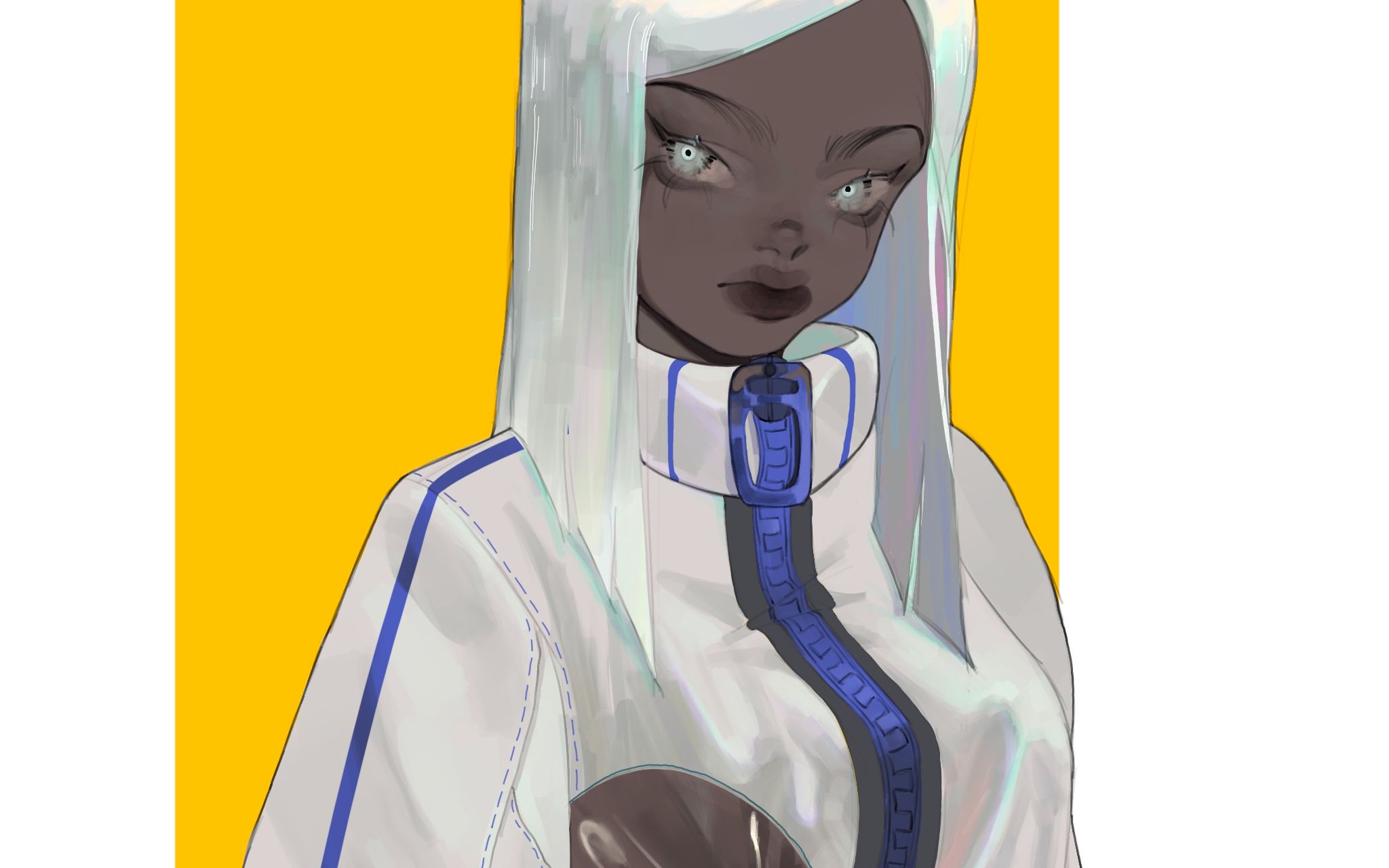 【procreate】画一个黑皮辣妹