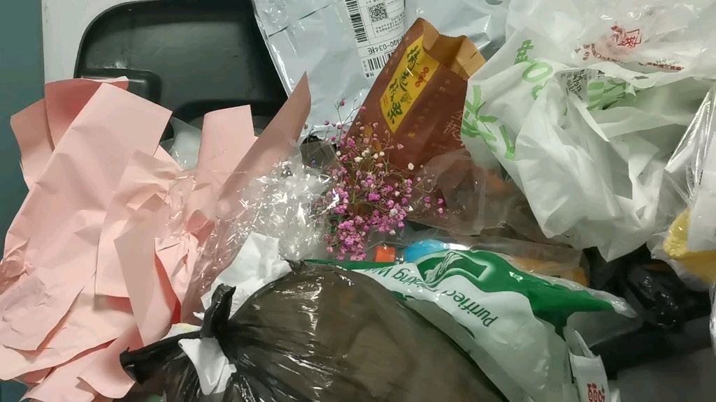 垃圾桶里的满天星