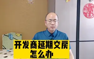 Download Video: 开发商延期交房，怎么办