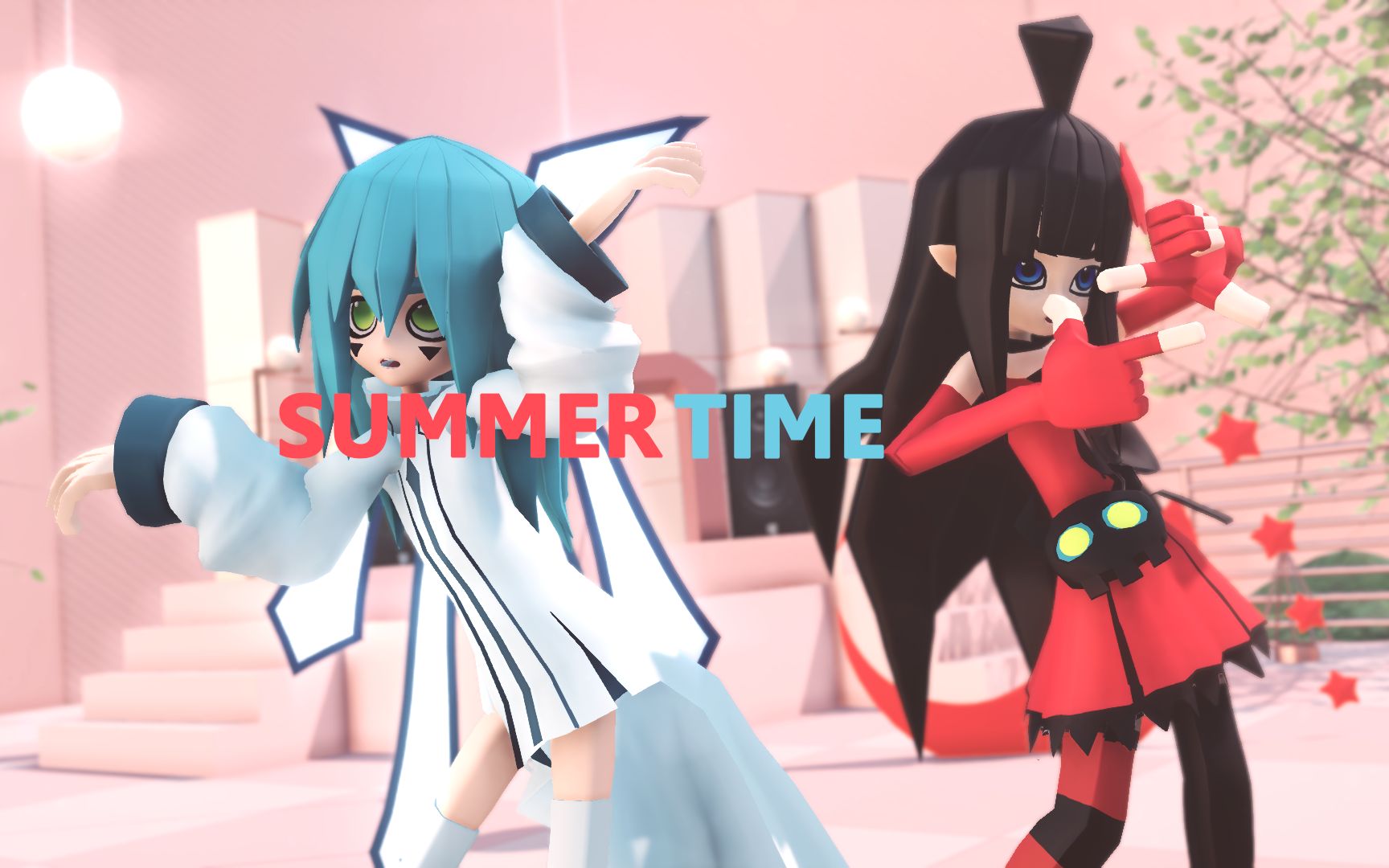 【凹凸MMD】独属女孩子夏天的酸涩爱恋——凯柠凯的《summertime》_哔哩哔哩_bilibili