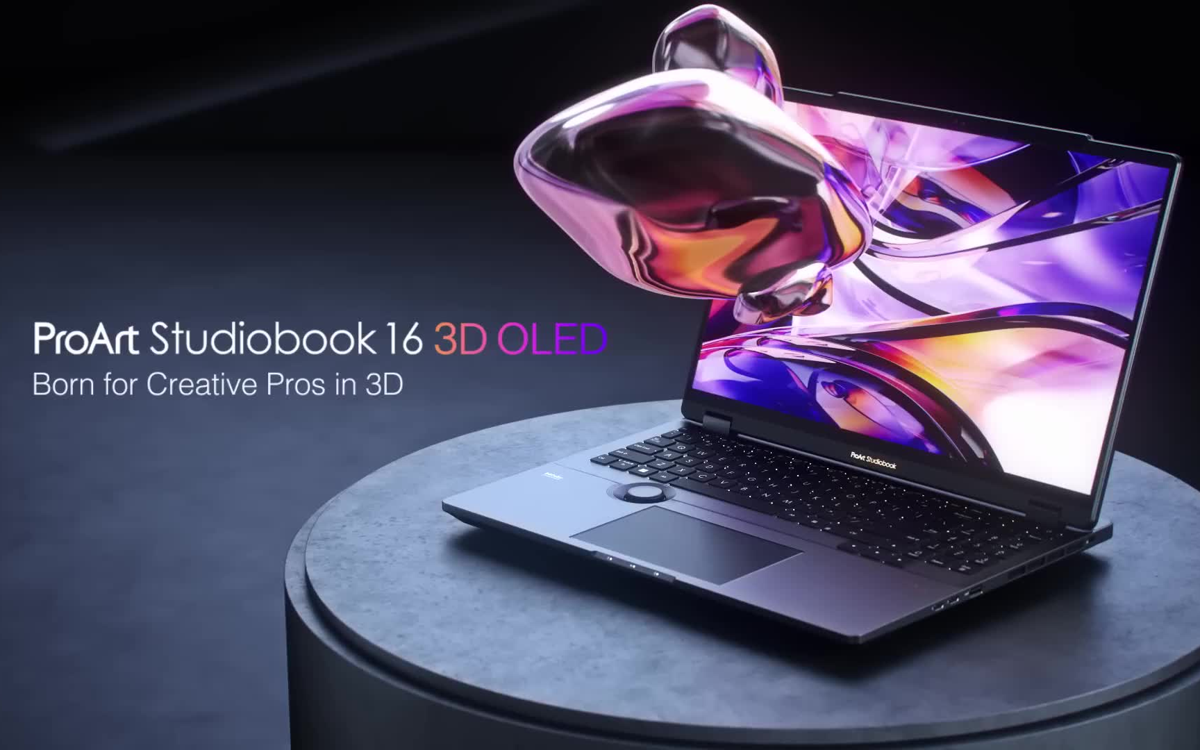 三维动态设计ASUS ProArt Studiobook 16 3D OLED哔哩哔哩bilibili