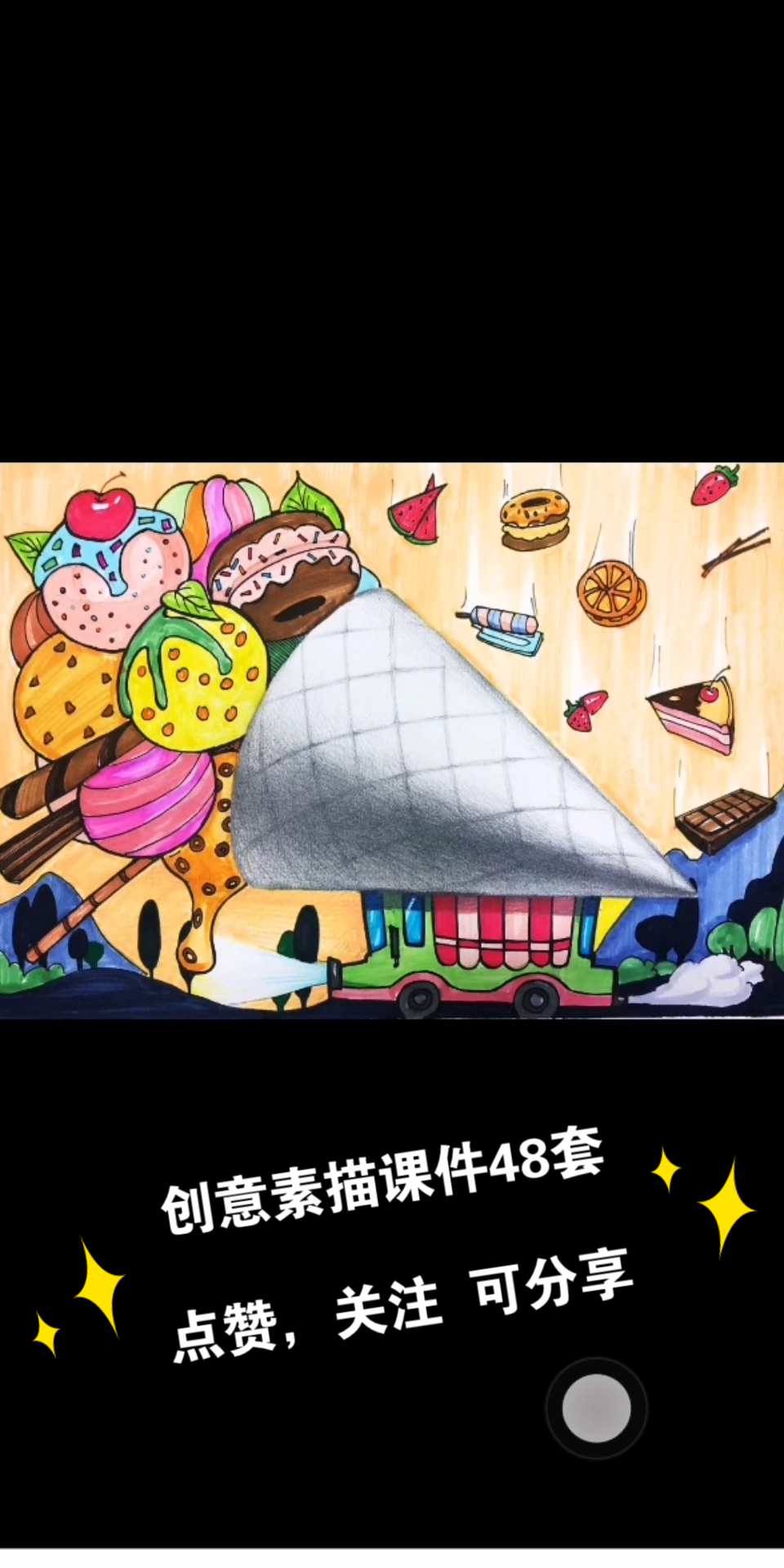 创意素描——48套创意ppt课件哔哩哔哩bilibili