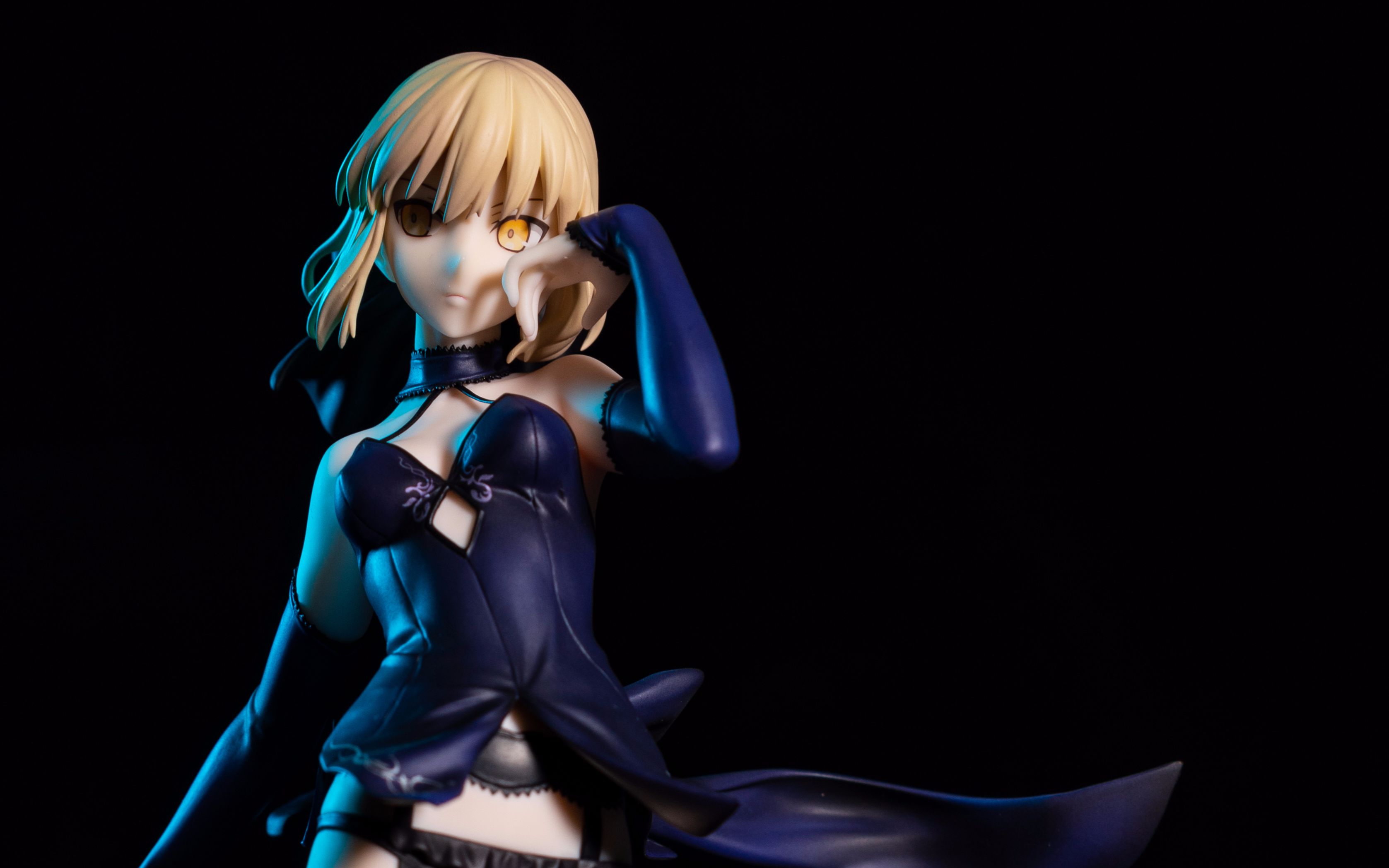 亚瑟王不懂人心我黑呆懂啊altersaber阿尔托利亚潘多拉贡黑无毛礼服