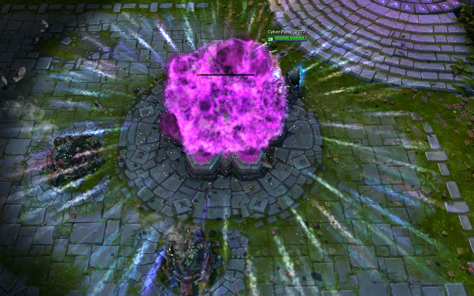 lols4时期泉水防御塔是有血量的而且可以摧毁20200402223957