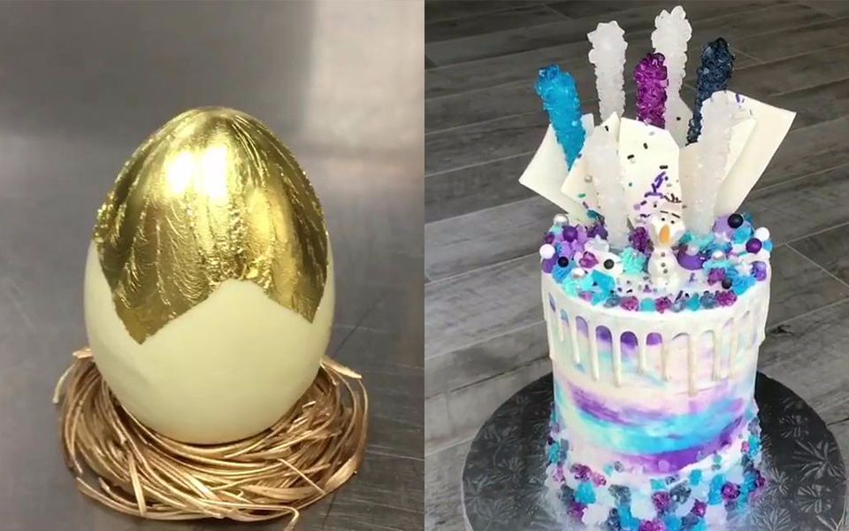 【看着莫名爽系列】蛋糕制作,砸开这个金蛋,收获你一年的好运!