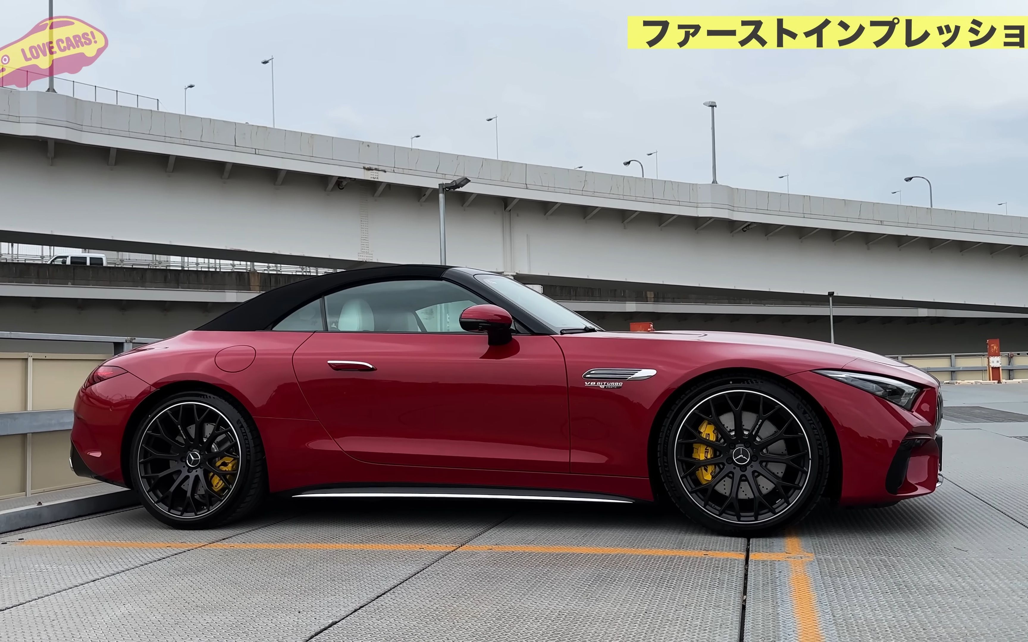 奔驰amg r232 sl级 amg sl63 日本测评2023款(机翻字幕)