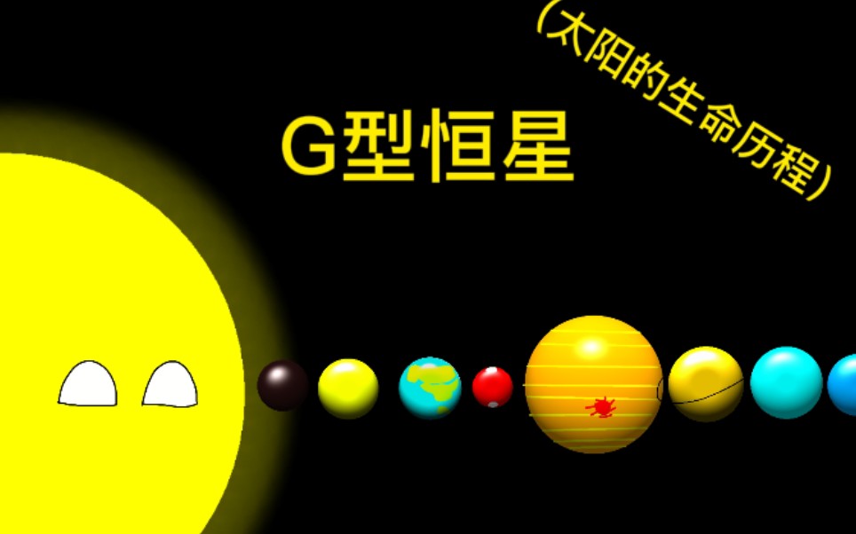 [图]太阳系的生命历程（G型恒星的生命历程）