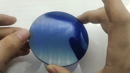 模内注塑iml工艺半透蓝色息屏显示灯光效果