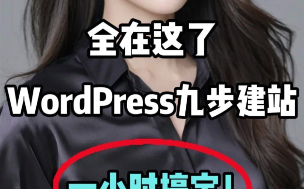 一小时搞定!Wordpress九步建站哔哩哔哩bilibili