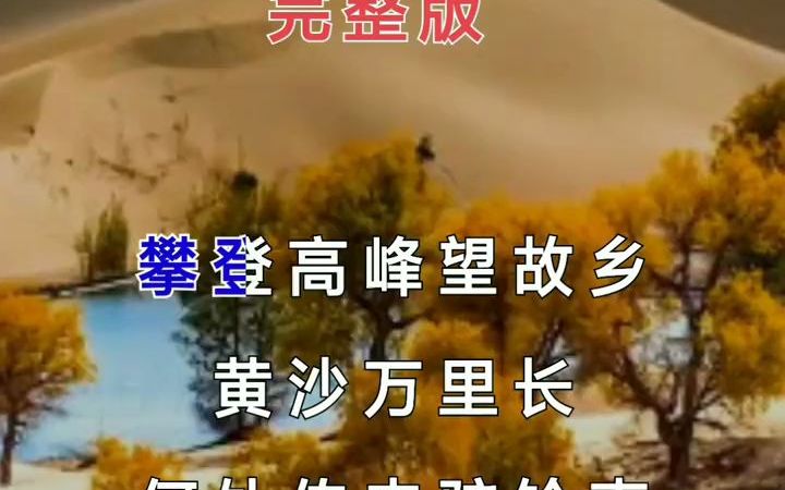 《梦驼铃》黄沙万里长,何处传来驼铃声哔哩哔哩bilibili