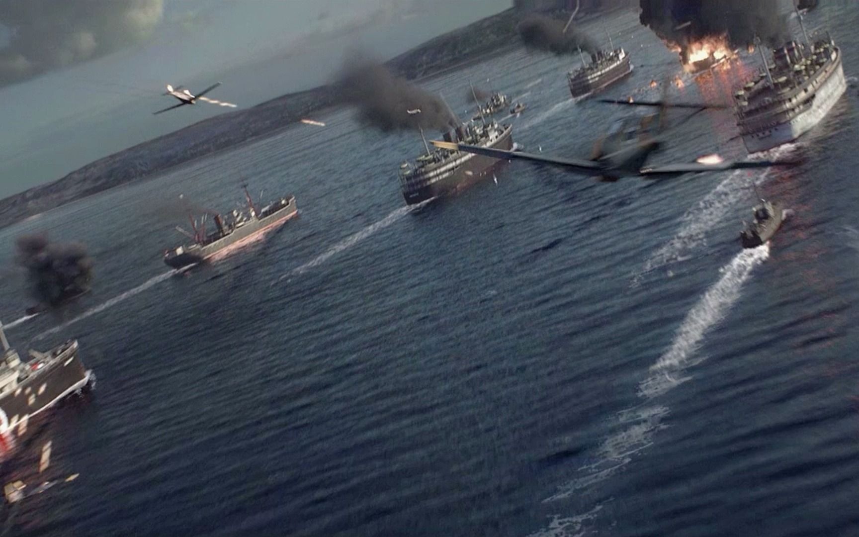 这么激烈的海战确实少见尤其是现代战争背景影视盘点