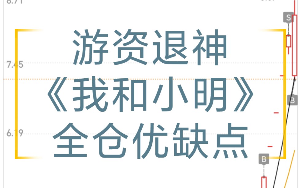 游资退学大神《我和小明》阅读5 全仓优缺点哔哩哔哩bilibili