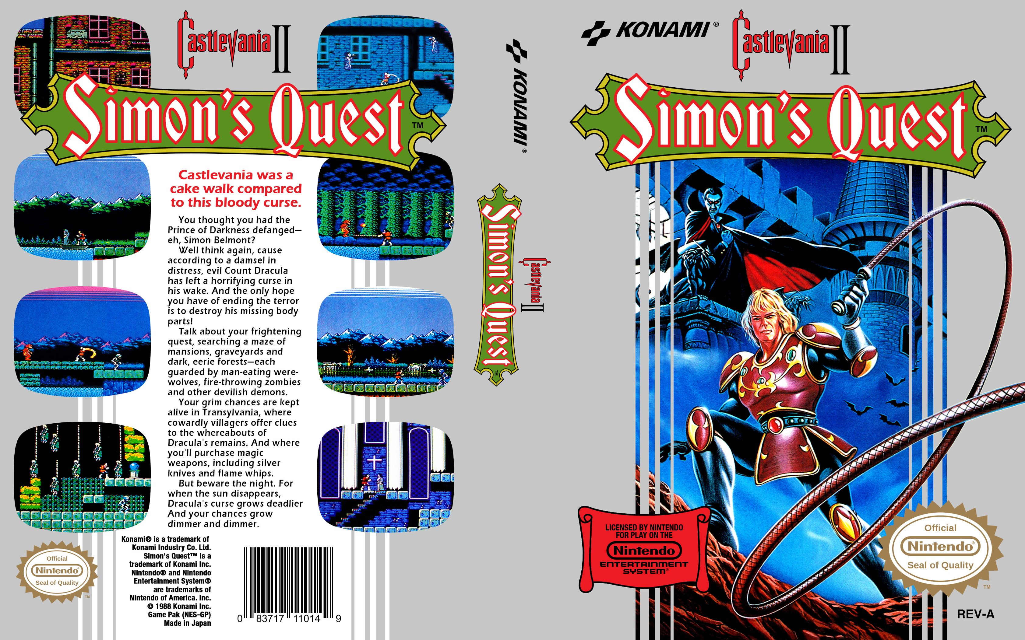 [图][WiiGuy系列自压038] FC/NES 游戏音乐 Castlevania 2: Simon's Quest 恶魔城2 西蒙的探险 OST 立体声版