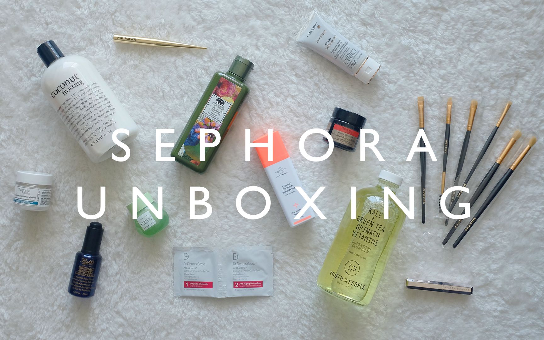 丝芙兰春季大促开箱 | Sephora Spring Sale Unboxing | 口红,护肤品哔哩哔哩bilibili