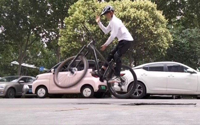 [图]硬尾am兔跳转把！bunnyhop barspin