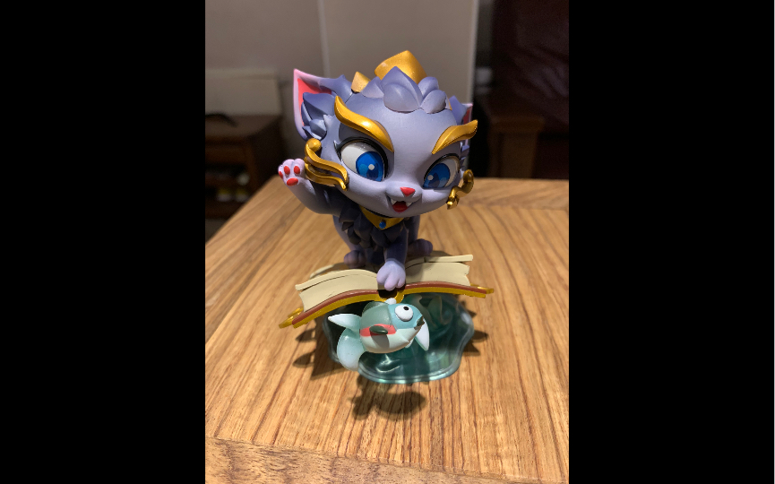 英雄联盟 魔法猫咪—悠米. 手办开箱视频