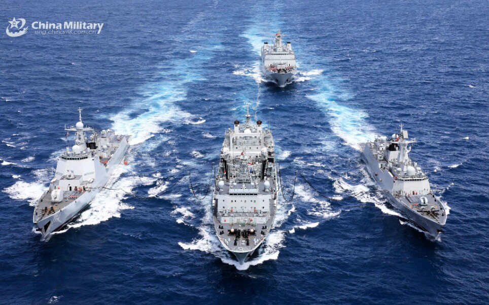 你从未见过的超燃震撼照片军网英文版镜头下的中国海军