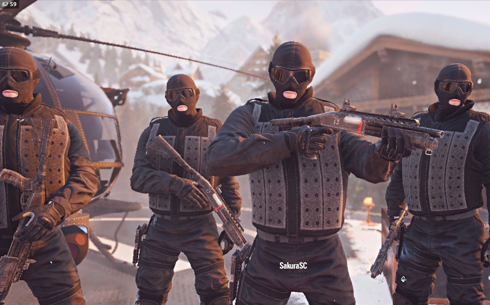 [彩虹六号:围肛]我们是一支训练有素的黑衣军队