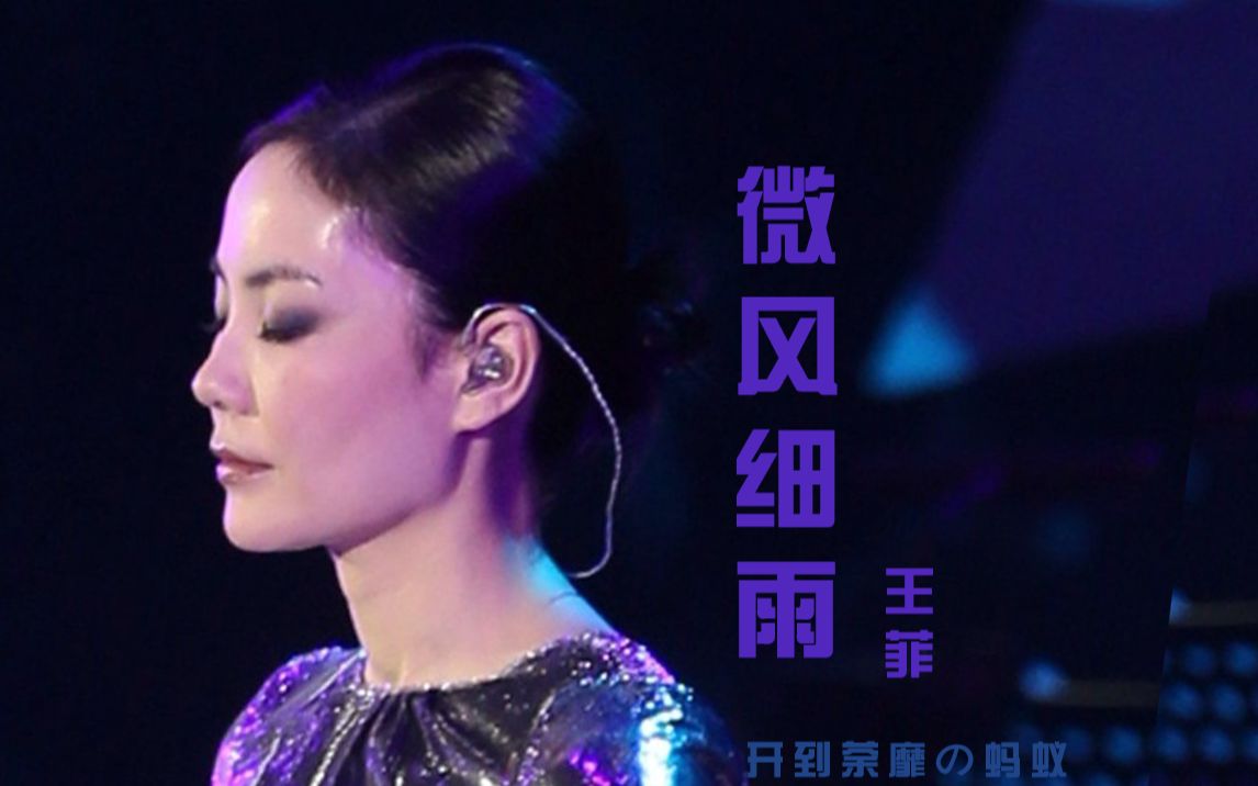 [图]王菲《微风细雨》纪念邓丽君60周年演唱会现场Live版 最好听的一版