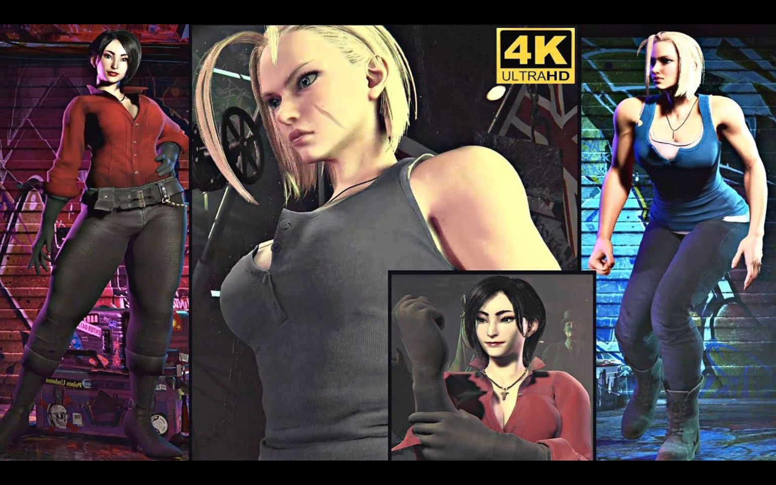 【4k60帧】《街霸6》艾达王(春丽)vs 吉尔(嘉米)91 | 作者:ggroler