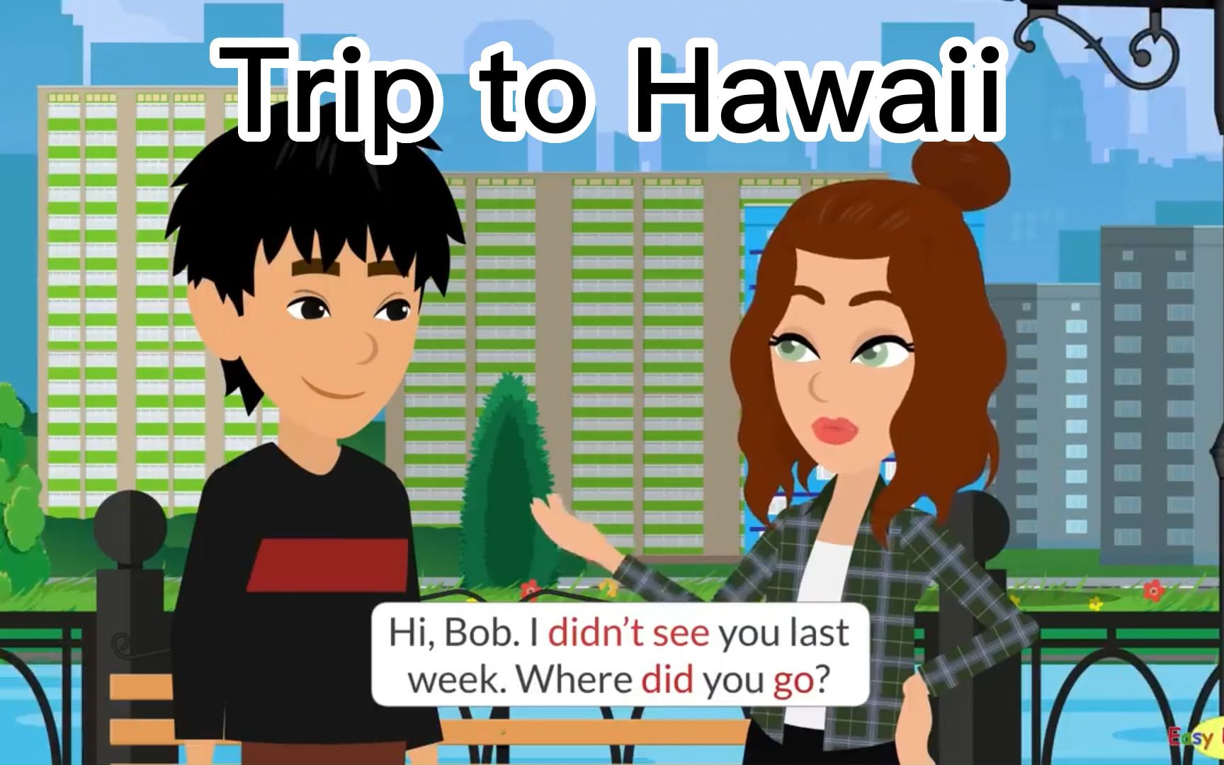 出国英语:trip to Hawaii, 与朋友分享去夏威夷的旅行经历.哔哩哔哩bilibili