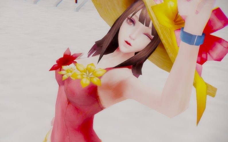 【传说对决 x mmd】夏日貂蝉 【lamb】