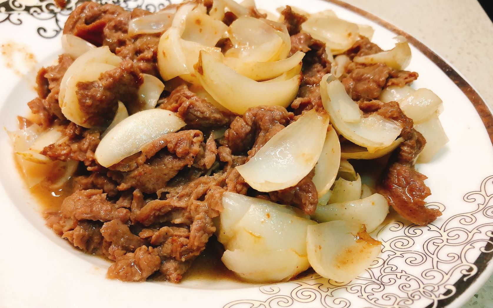 百合炒牛肉,清甜嫩滑,美味好吃停不下