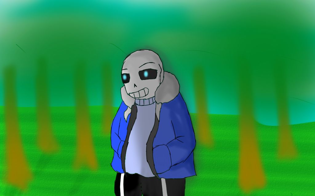 sans vs chara_小 (1)_哔哩哔哩 (゜-゜)つロ 干杯~-bilibili