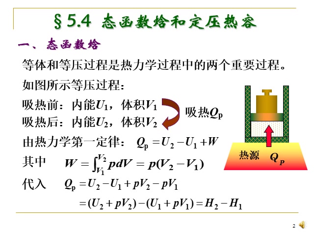 54态函数焓和定压热容李健(录)哔哩哔哩bilibili