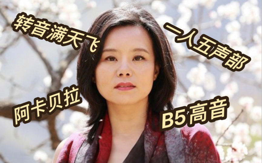 [图]【B5拖长加颤】龚琳娜一人分饰五声部，高难度无词歌《冬去春来》