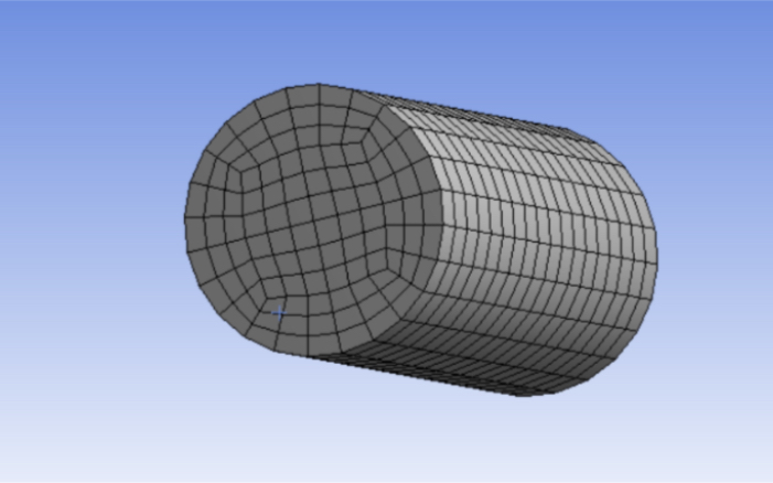 [图]workbench mesh 圆柱网格划分