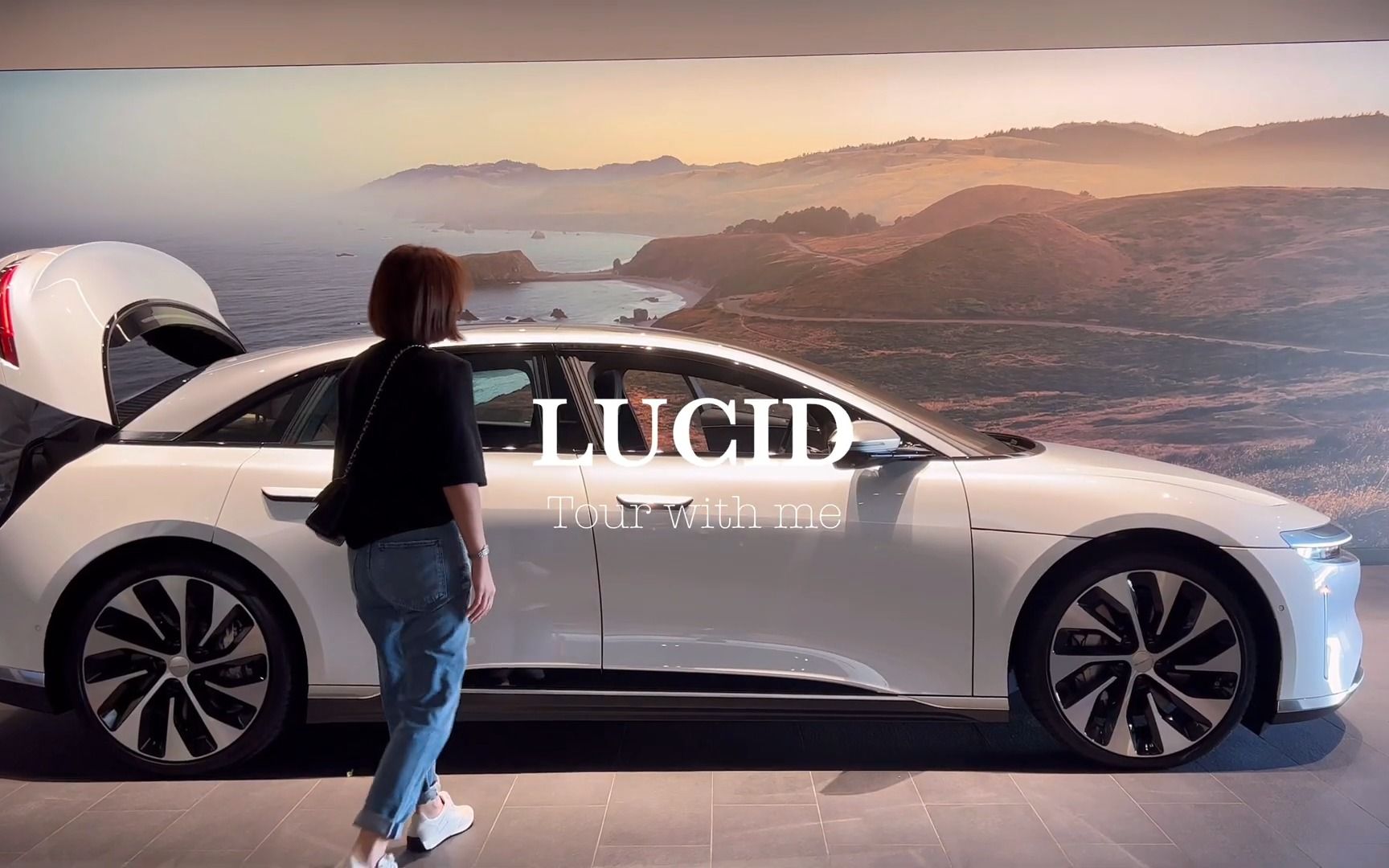 lucid air grand touring _ luxury electric car