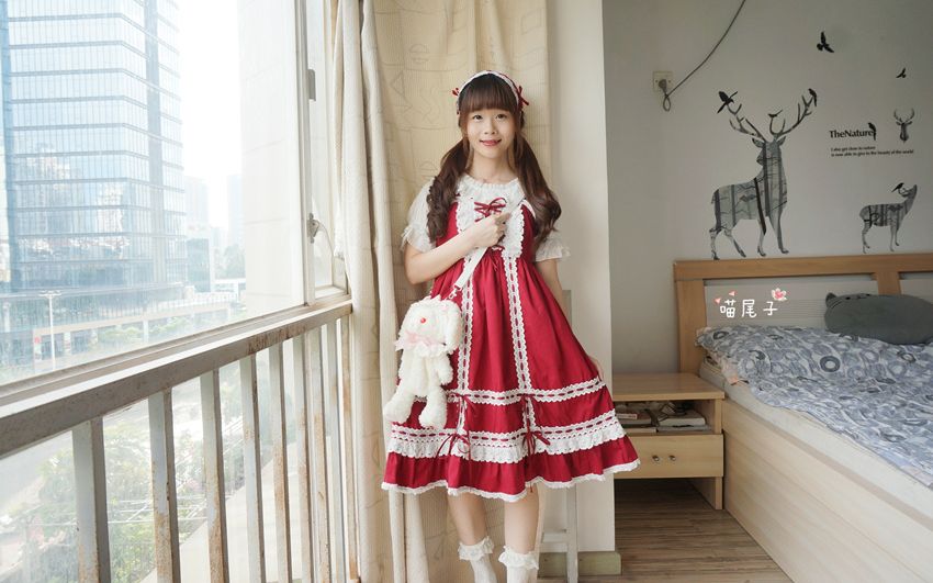 【lolita分享】红白babydoll 谁穿谁可爱